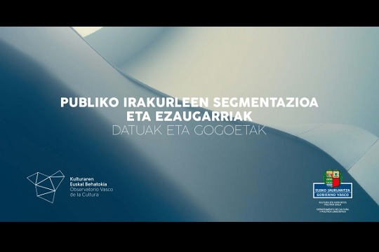 Publiko irakurleen segmentazioa eta ezaugarriak. Datuak eta gogoetak