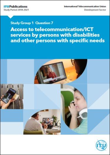 Portada de la guía sobre accesibilidad digital para el acceso a servicios TIC por parte de personas con discapacidad u otras necesidades específicas.