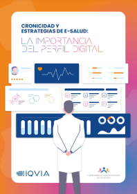 Reproducción total de la portada del documento 'Cronicidad y estrategias de e-Salud: La importancia del perfil digital (Plataforma de organizaciones de pacientes, 2024)'