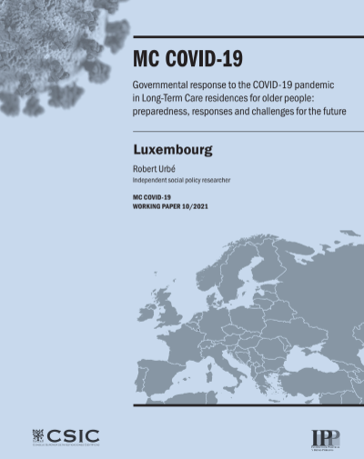 Mc-COVID 19. Mecanismos de coordinación en la gestión del Coronavirus entre los distintos niveles de gobierno y sectores de política pública en 15 países europeos. Luxemburgo, Caso de estudio