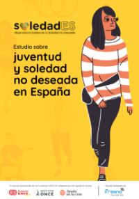 Reproducción total de la portada del documento 'Estudio sobre juventud y soledad no deseada en España (Observatorio Estatal de la Soledad No Deseada, 2023)'
