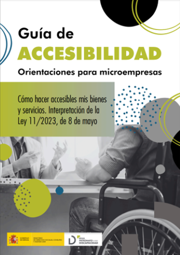 Portada de la guía de accesibilidad para microempresas