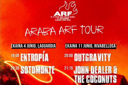 Azkena Rock Festival 2022: Araba ARF Tour - Gobierno Vasco 