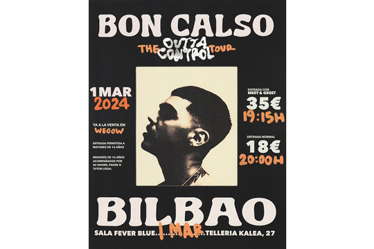 Bon Calso concert in Bilbao