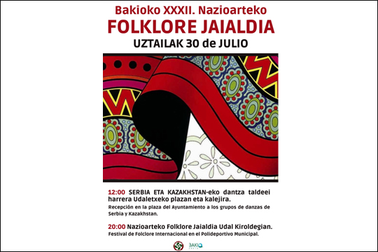Programa Festival Internacional de Folklore de Bakio 2024
