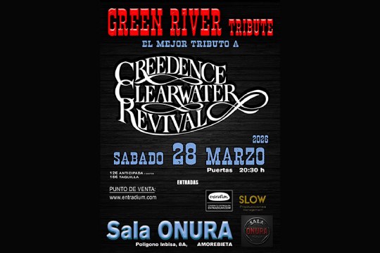 GREEN RIVER TRIBUTE - CREEDENCE CLEARWATER REVIVAL TRIBUTE GREEN RIVER TRIBUTE - CREEDENCE CLEARWATER REVIVAL TRIBUTE