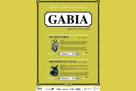 Programa Ciclo Teatra Gabia 2026 Programa Ciclo Teatra Gabia 2026