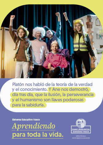 Platón nos habló de la teoría de la verdad y el conocimiento. Y Ane nos demostró, día tras día, que la ilusión, la perseverancia y el humanismo son llaves poderosas para la sabiduría.  (Se abre en nueva ventana - PDF)