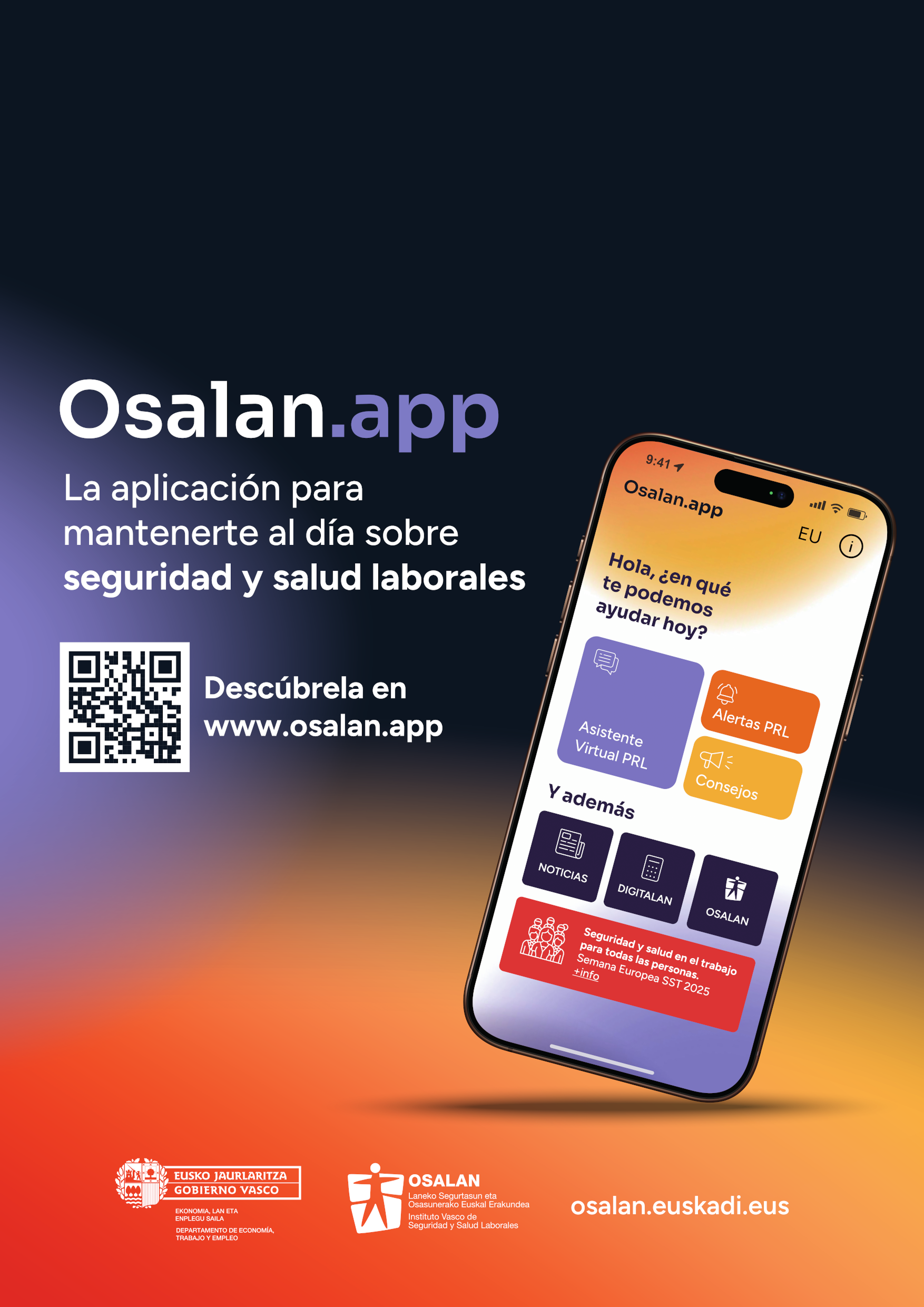 Imagen de la Campaña de octubre de 2025 de Osalan