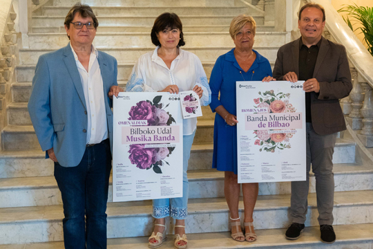 La Banda Municipal de Música de Bilbao rendirá homenaje a la Villa y a su público en la temporada de su 130.º aniversario
