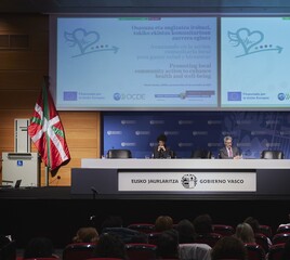 Imagen del artículo Expertos internacionales analizan los avances del proyecto de colaboración entre la Unión Europea y Euskadi para mejorar la salud y el bienestar en el ámbito comunitario