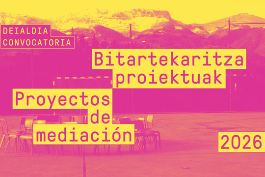 Convocatoria de residencias 2026: Proyectos de mediación Convocatoria de residencias 2026: Proyectos de mediación