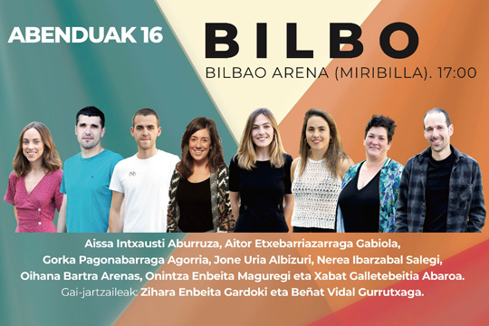 Bizkaiko Bertsolari Txapelketa 2023: FINALA (Abenduak 16 - Bilbao Arena - Miribilla)