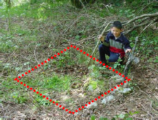 El crucifijo y las piedras señalan en lugar con exactitud. El crucifijo y las piedras señalan en lugar con exactitud.