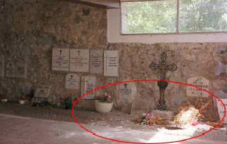 Cripta. Vista de la Cripta con la zona donde se ha realizado la intervención arqueológica.