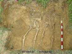 Localización de los restos Localización de los restos.