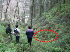 Lugar en el que se encuentra el enterramiento. Lugar en el que se encuentra el enterramiento.