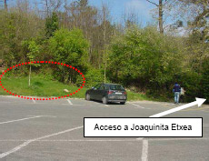 Lugar en el que fueron fusiladas varias personas y en el que se encontraría la fosa. Lugar en el que fueron fusiladas varias personas y en el que se encontraría la fosa.
