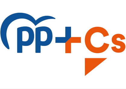 PARTIDO POPULAR + CIUDADANOS (PP+Cs) hauteskunde-zerrandaren logotipoa