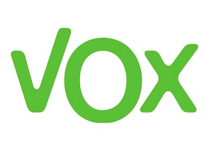 VOX (VOX) hauteskunde-alderdiaren logotipoa
