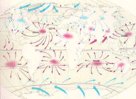 La circulación general atmosférica